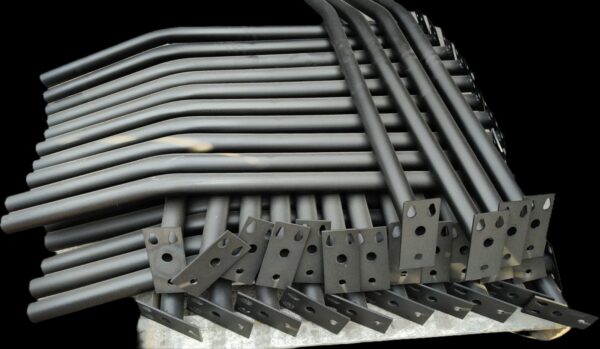 BRAZO METALICO TIPO PERCHA 1.20-1.50-1-80-2.40 MTS - Imagen 3